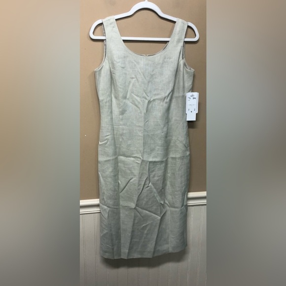 Anne Klein Women’s 6 Career Suit Set 2pc Blazer w Dress Linen NWT - Picture 3 of 7